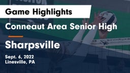 Conneaut Area Senior High vs Sharpsville  Game Highlights - Sept. 6, 2022