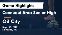 Conneaut Area Senior High vs Oil City Game Highlights - Sept. 15, 2022
