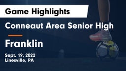 Conneaut Area Senior High vs Franklin Game Highlights - Sept. 19, 2022