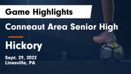 Conneaut Area Senior High vs Hickory  Game Highlights - Sept. 29, 2022