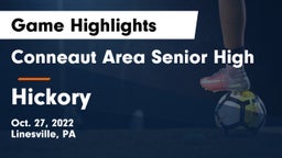 Conneaut Area Senior High vs Hickory  Game Highlights - Oct. 27, 2022