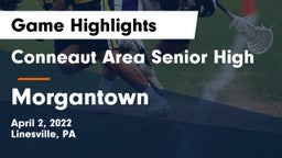 Conneaut Area Senior High vs Morgantown  Game Highlights - April 2, 2022