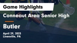 Conneaut Area Senior High vs Butler  Game Highlights - April 29, 2023