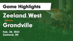 Zeeland West  vs Grandville  Game Highlights - Feb. 28, 2022