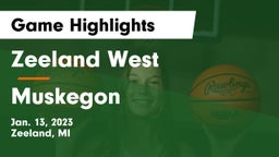 Zeeland West  vs Muskegon  Game Highlights - Jan. 13, 2023