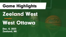 Zeeland West  vs West Ottawa  Game Highlights - Dec. 8, 2023