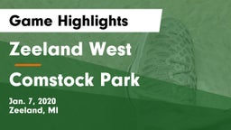 Zeeland West  vs Comstock Park Game Highlights - Jan. 7, 2020