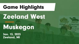 Zeeland West  vs Muskegon  Game Highlights - Jan. 13, 2023
