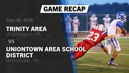 Recap: Trinity Area  vs. Uniontown Area School District 2016