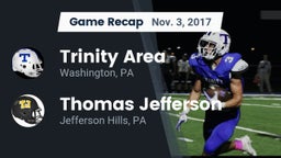 Recap: Trinity Area  vs. Thomas Jefferson  2017