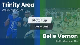 Matchup: Trinity Area vs. Belle Vernon  2018