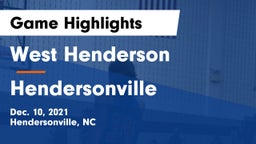 West Henderson  vs Hendersonville  Game Highlights - Dec. 10, 2021