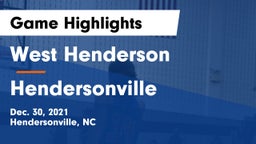 West Henderson  vs Hendersonville  Game Highlights - Dec. 30, 2021