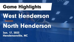 West Henderson  vs North Henderson   Game Highlights - Jan. 17, 2023