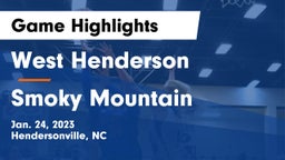 West Henderson  vs Smoky Mountain  Game Highlights - Jan. 24, 2023