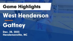 West Henderson  vs Gaffney  Game Highlights - Dec. 28, 2023