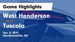West Henderson  vs  Tuscola  Game Highlights - Jan. 8, 2019
