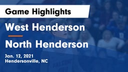 West Henderson  vs North Henderson  Game Highlights - Jan. 12, 2021