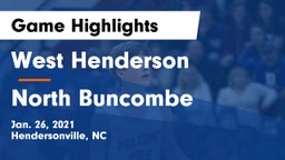 West Henderson  vs North Buncombe  Game Highlights - Jan. 26, 2021