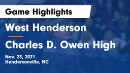 West Henderson  vs Charles D. Owen High Game Highlights - Nov. 23, 2021