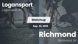 Matchup: Logansport High vs. Richmond  2016