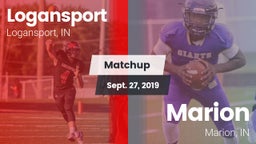Matchup: Logansport High vs. Marion  2019