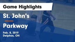 St. John's  vs Parkway  Game Highlights - Feb. 8, 2019