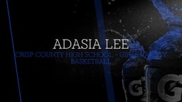 Crisp County girls basketball highlights Adasia Lee