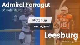 Matchup: Admiral Farragut vs. Leesburg  2016