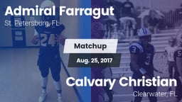 Matchup: Admiral Farragut vs. Calvary Christian  2017