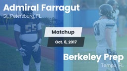 Matchup: Admiral Farragut vs. Berkeley Prep  2017