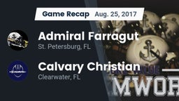 Recap: Admiral Farragut  vs. Calvary Christian  2017