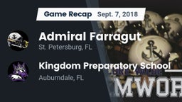 Recap: Admiral Farragut  vs. Kingdom Preparatory School 2018