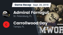 Recap: Admiral Farragut  vs. Carrollwood Day  2018