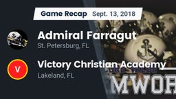 Recap: Admiral Farragut  vs. Victory Christian Academy 2018