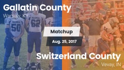 Matchup: Gallatin County vs. Switzerland County  2017