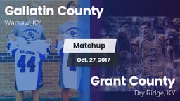 Matchup: Gallatin County vs. Grant County  2017