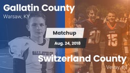 Matchup: Gallatin County vs. Switzerland County  2018