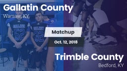 Matchup: Gallatin County vs. Trimble County  2018