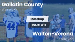 Matchup: Gallatin County vs. Walton-Verona  2018