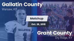 Matchup: Gallatin County vs. Grant County  2018