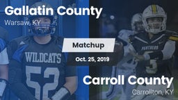 Matchup: Gallatin County vs. Carroll County  2019