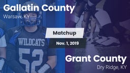 Matchup: Gallatin County vs. Grant County  2019
