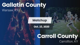 Matchup: Gallatin County vs. Carroll County  2020