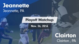 Matchup: Jeannette High vs. Clairton  2016