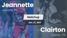 Matchup: Jeannette High vs. Clairton  2017