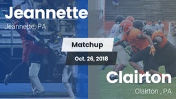 Matchup: Jeannette High vs. Clairton  2018