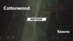 Matchup: Cottonwood High vs. Kearns  2016