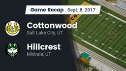 Recap: Cottonwood  vs. Hillcrest   2017