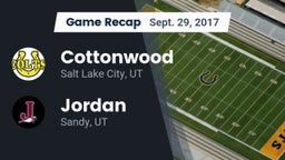 Recap: Cottonwood  vs. Jordan  2017